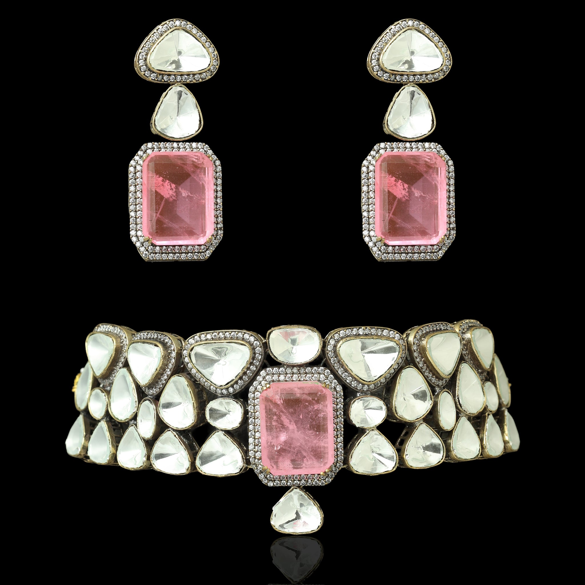 Rahmi Moissanite Choker Set