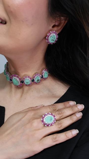 Lamisah Choker Set & Ring
