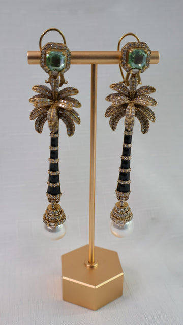 Palm Earrings