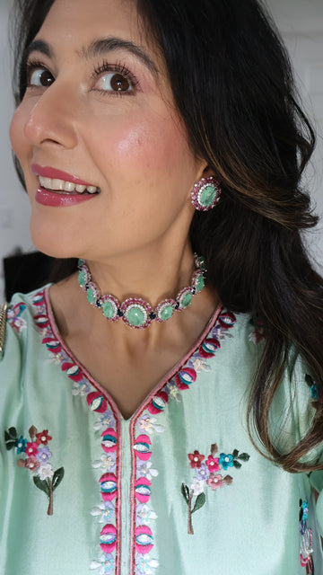 Lamisah Choker Set & Ring