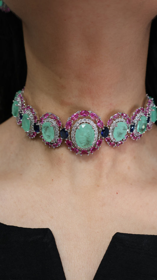 Lamisah Choker Set & Ring