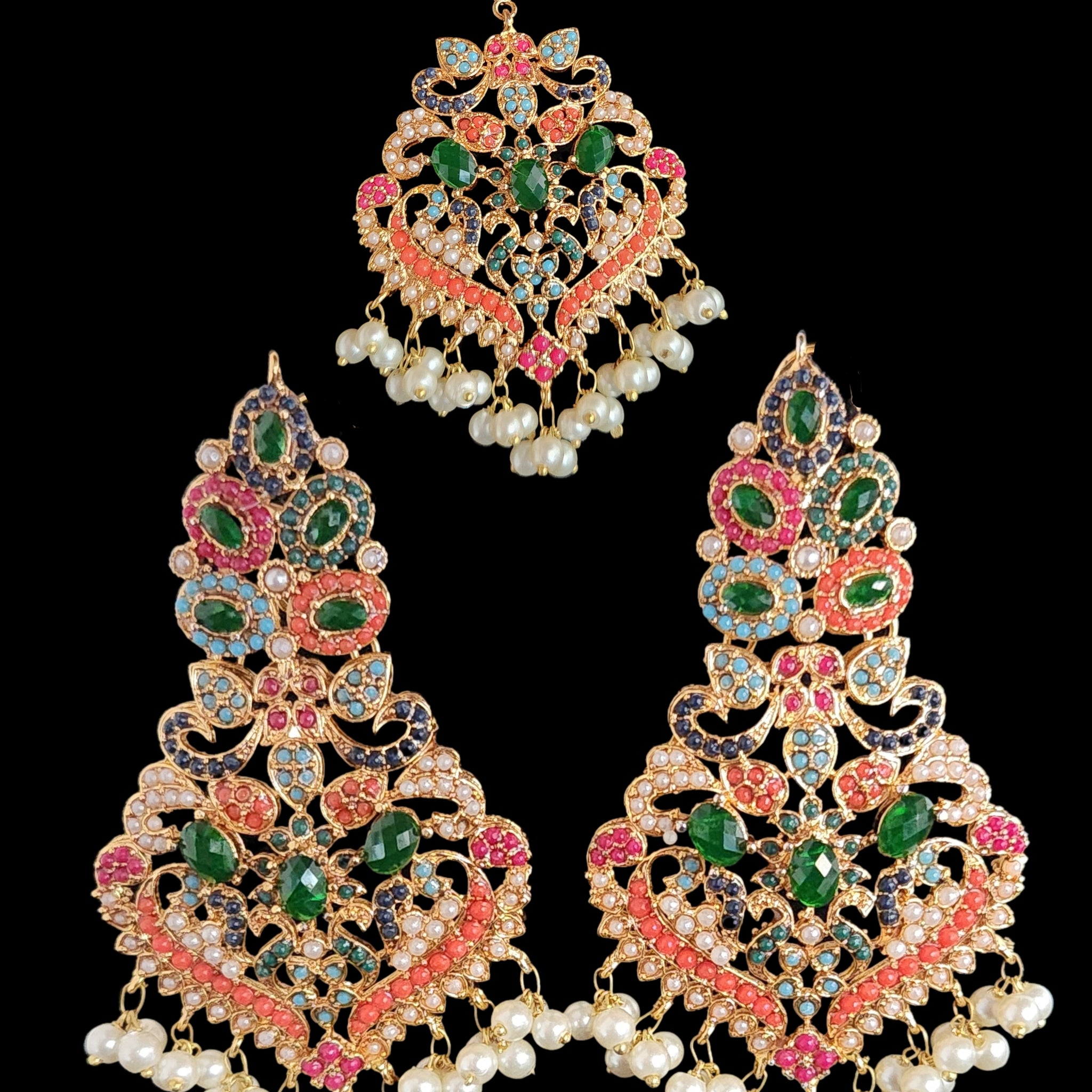 Rita Earrings & Tikka