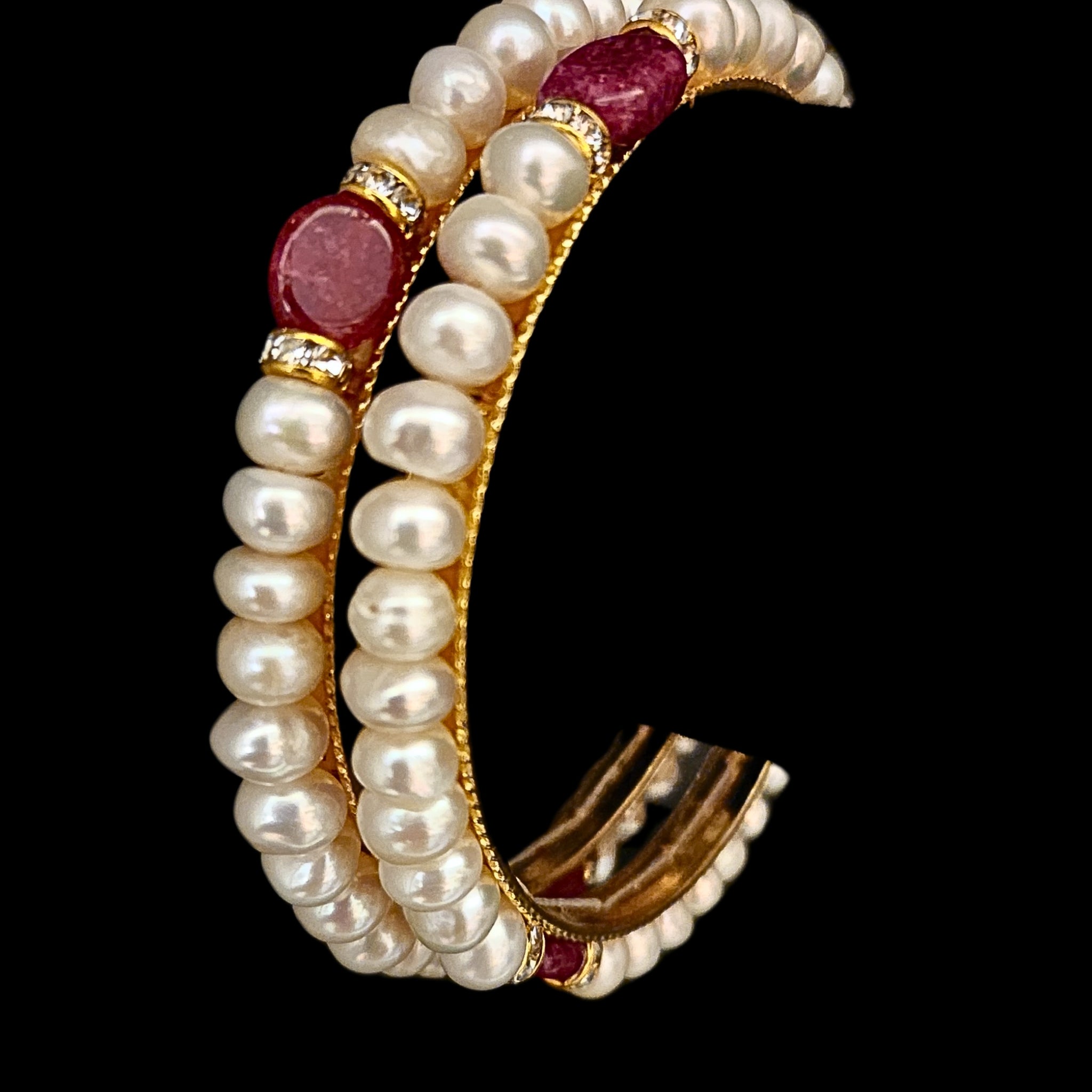 Ruby Pearl Bangle