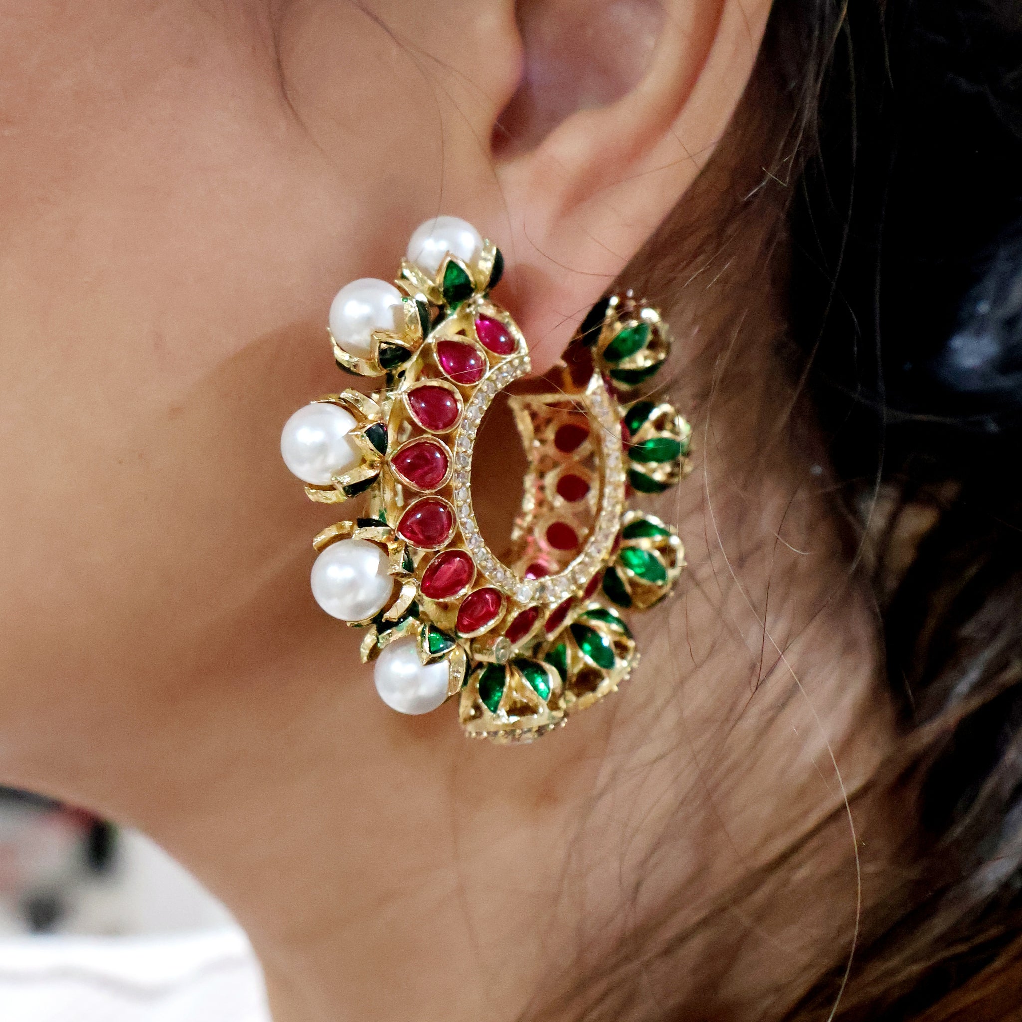 Humna Hoop Earrings - Regular Size